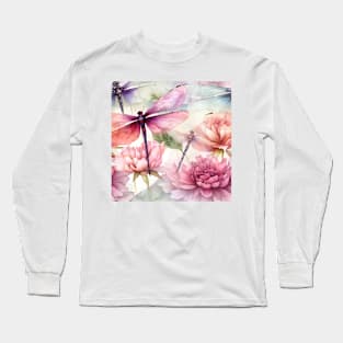 Dragonfly Pattern 21 Long Sleeve T-Shirt